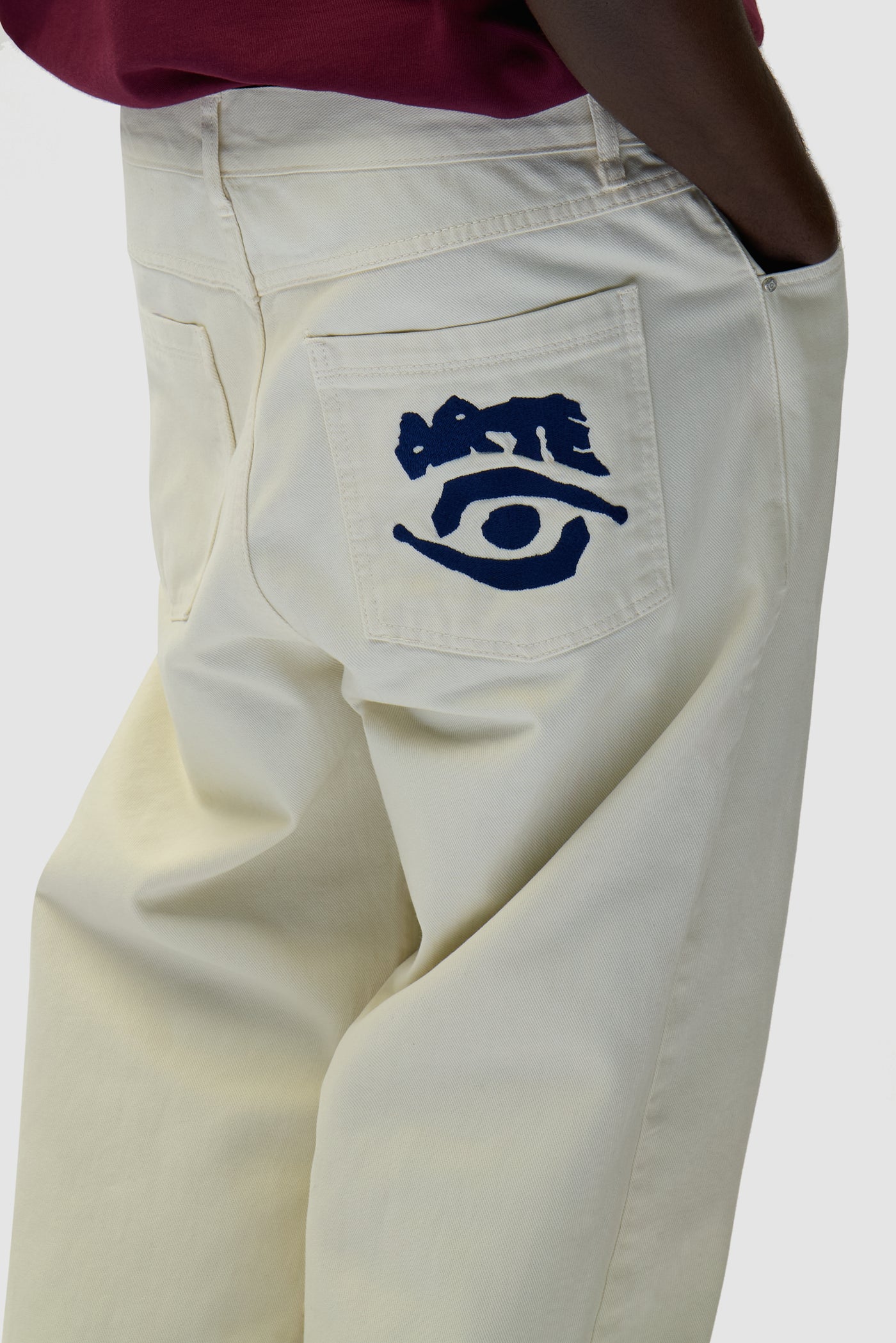 Back Pocket Graphic Pants