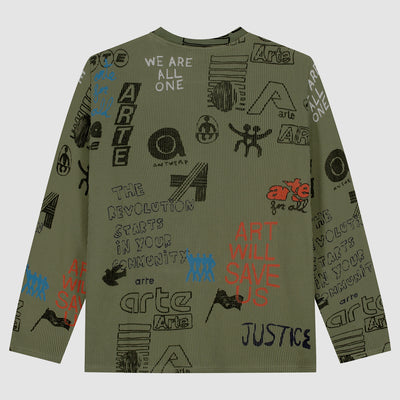 Allover Waffle Longsleeve