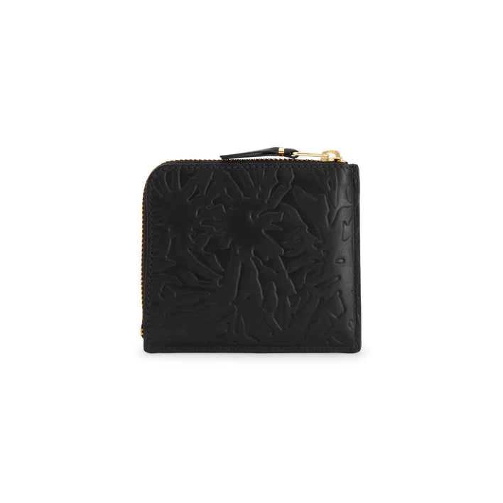 Embossed Forest Zip Around Wallet