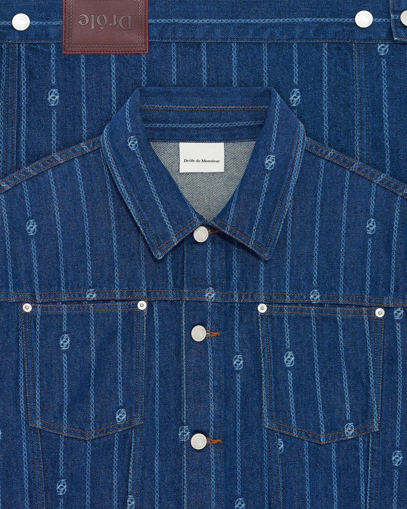 La veste Denim Monogramme