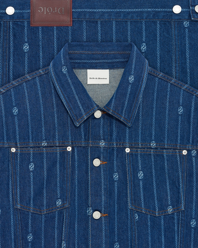 La veste Denim Monogramme