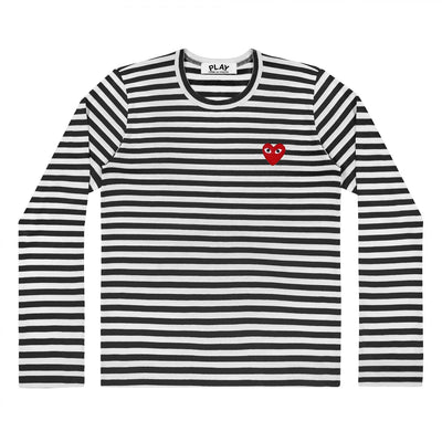 Striped Longsleeve Red Heart