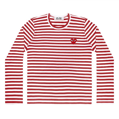 Striped Longsleeve Red Heart