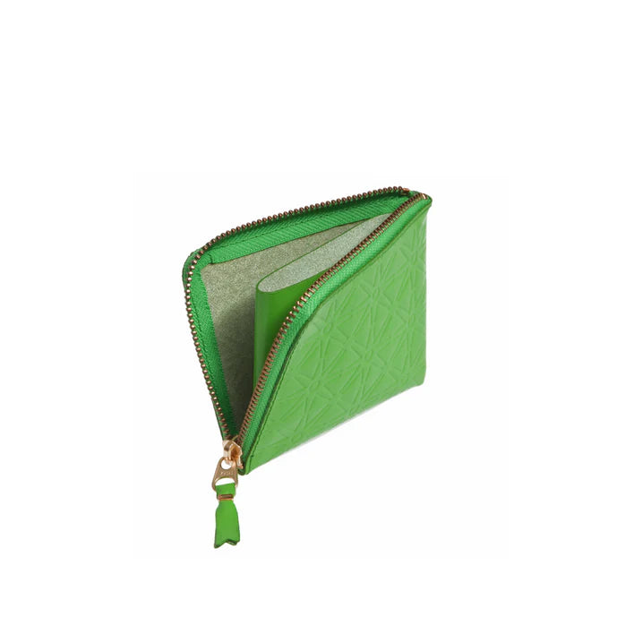 Colour Embossed A Zip Around Wallet