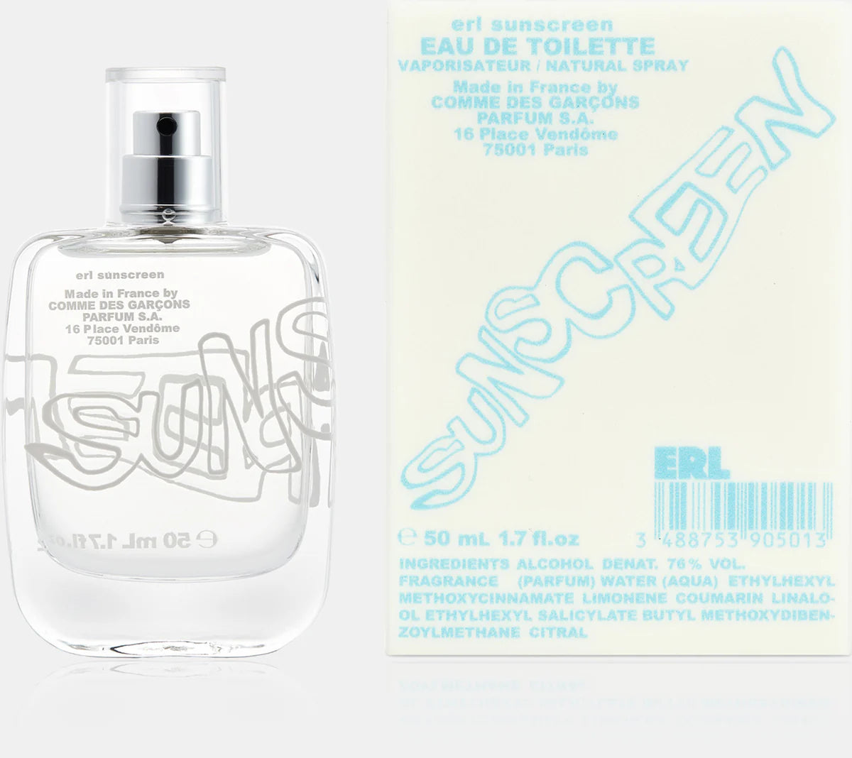 Sunscreen eau de toilette
