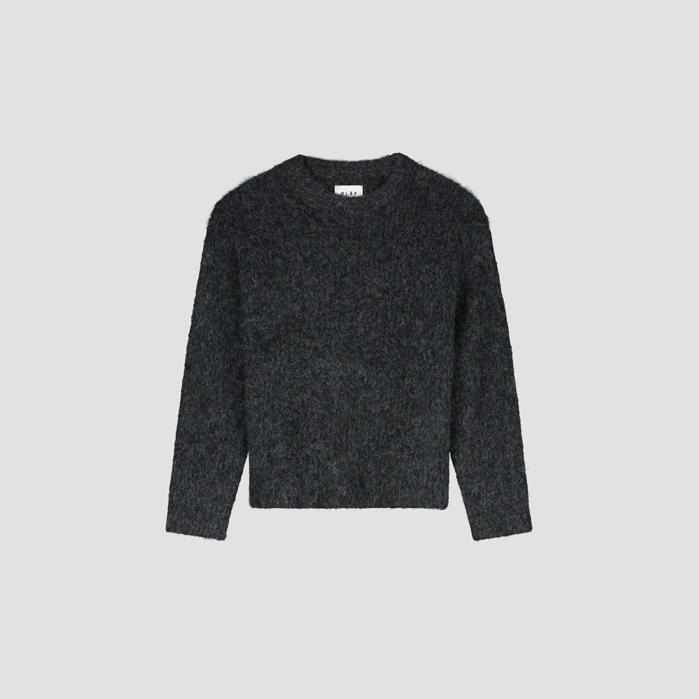 HAIRY KNITTED CREWNECK